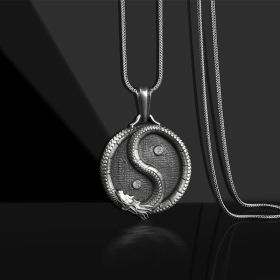 Men's Personalized Stylish And Simple All-match Pendant Sweater Chain