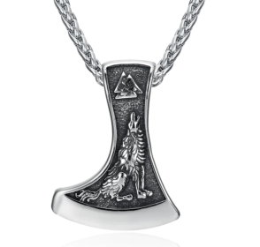 Vintage Nordic Rune Necklaces For Men Stainless Steel Norse Runes Viking Jewerly Pagan Elder Futhark Pendant Amulet Fashion Jewelry (Option: Mix)
