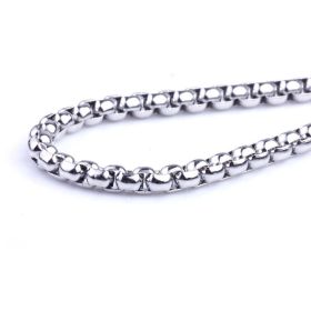 Vintage Stainless Steel Ocean Romance Fish Hook Titanium Steel Pendant (Option: Chain 3mmX60cm)