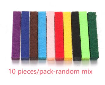 Aromatherapy Pendant Perfume Bottle Essential Oil Titanium Steel (Option: 10 cotton pads)