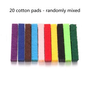 Aromatherapy Pendant Perfume Bottle Essential Oil Titanium Steel (Option: 20 cotton pads)
