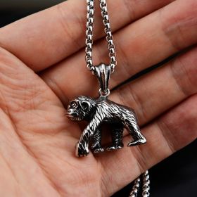 Pendant Titanium Steel Necklace For Men And Women (Option: 60cm)