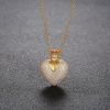 3a Zircon Small Perfume Bottle Pendant Necklace Hiphop Women's Necklace